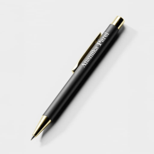 Pen with golden touch